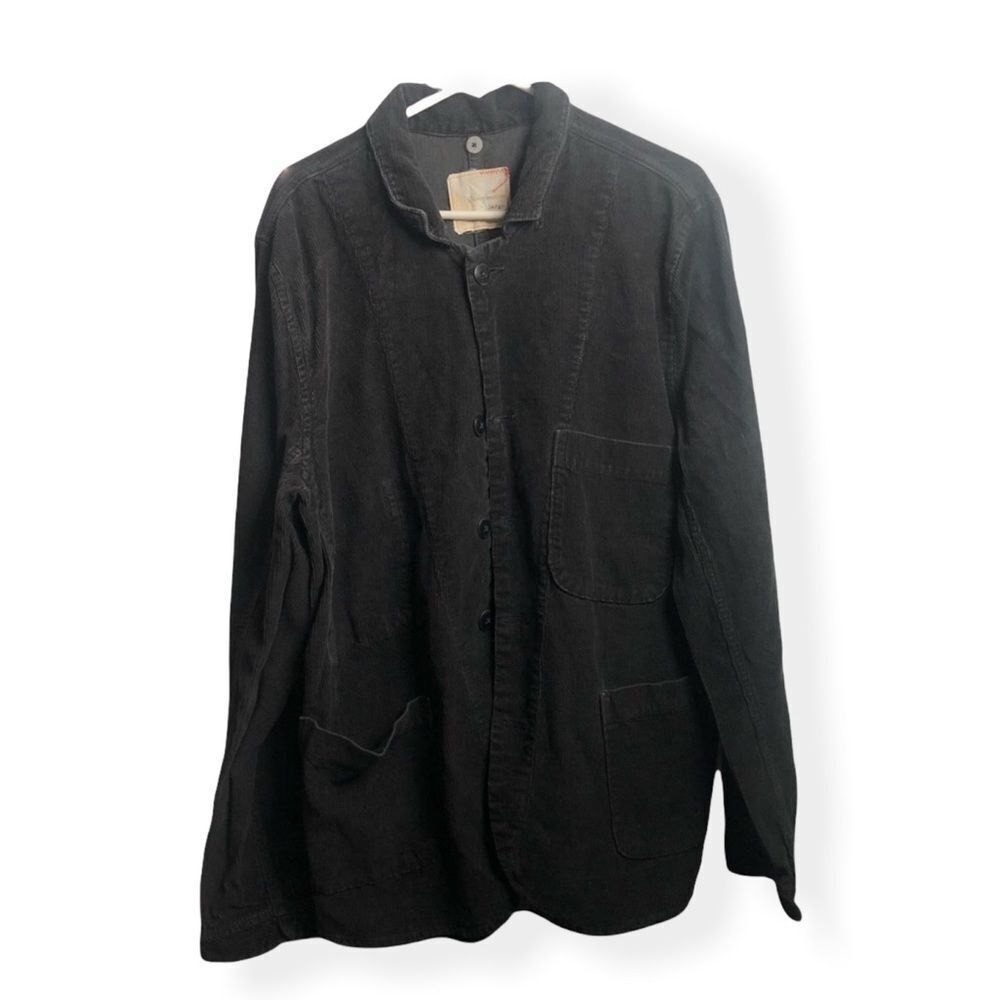 ALTERNATIVE Men Black Suede Jacket
